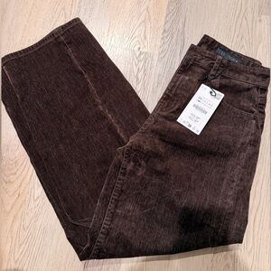 Zara Dark Brown High Waist Balloon Denim Pants